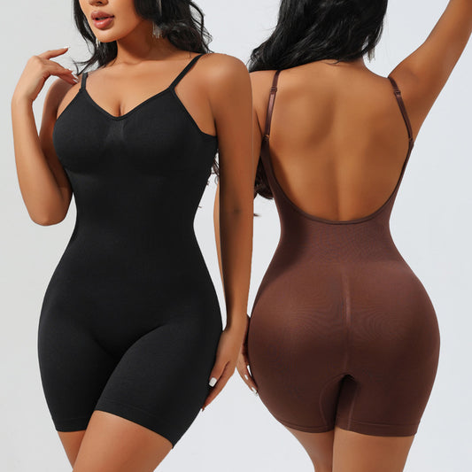 Body Shaping Bodysuit for Women Sexy Backless Underwear Slimming and Shaping Full Body Compression  Form-Fitting Waist-Cinching Bodysuit