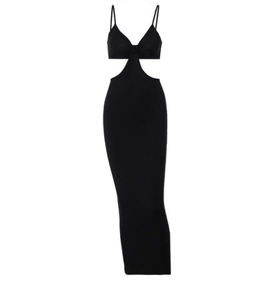 Women's Maxi Dresses Party Club Fashion Sexy Backless Straps Long Dress