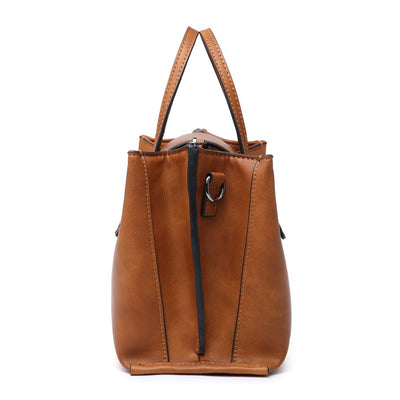 Women Crossbody Tote Bag Small Triple Compartments