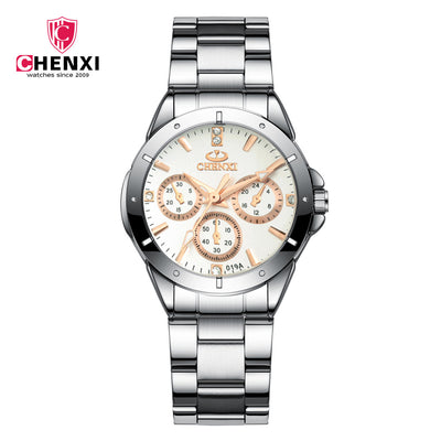 Chenxi 019A Couple Accessories Black Watch Men Women