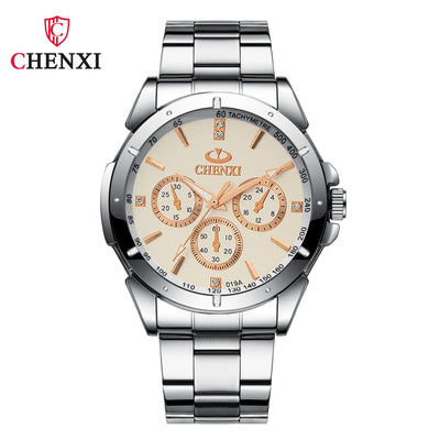 Chenxi 019A Couple Accessories Black Watch Men Women