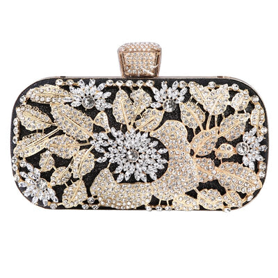 Diamond Evening Clutch Bag for Women Wedding