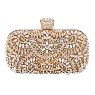 Diamond Evening Clutch Bag for Women Wedding