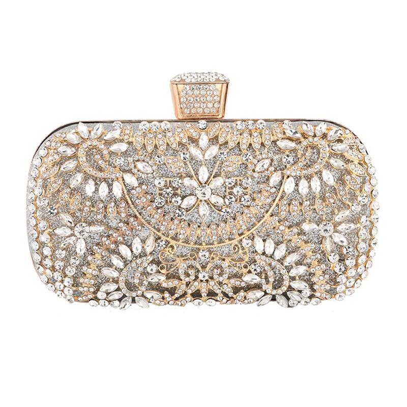 Diamond Evening Clutch Bag for Women Wedding