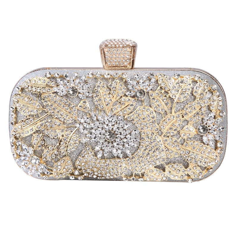 Diamond Evening Clutch Bag for Women Wedding