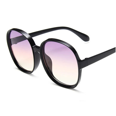 Newest Round Sunglasses Woman Oversized Female Glasses