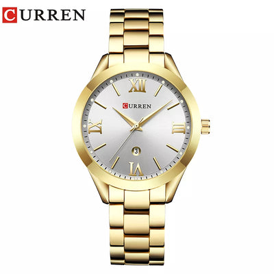 CURREN Ladies Watch for Women Fashion Retro Female Waterproof Watch