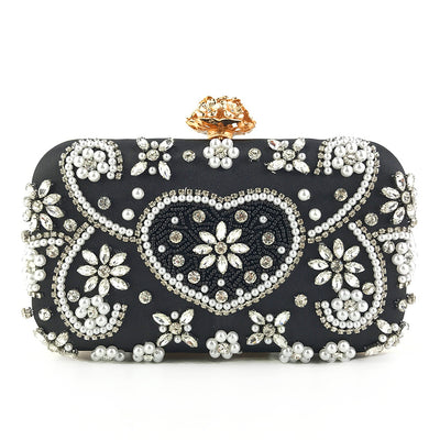 Evening Bag Diamond Woman Bag Handmade Colored Beaded Clutch Bag