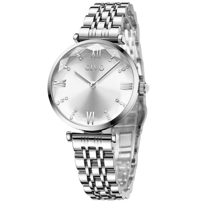 CIVO Luxury Top Brand Womens Watches Waterproof Quartz Watch