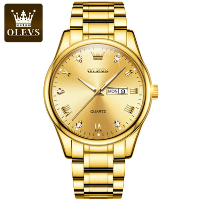 OLEVS 5563 Factory Couple Fashion Quartz Custom Logo Watch