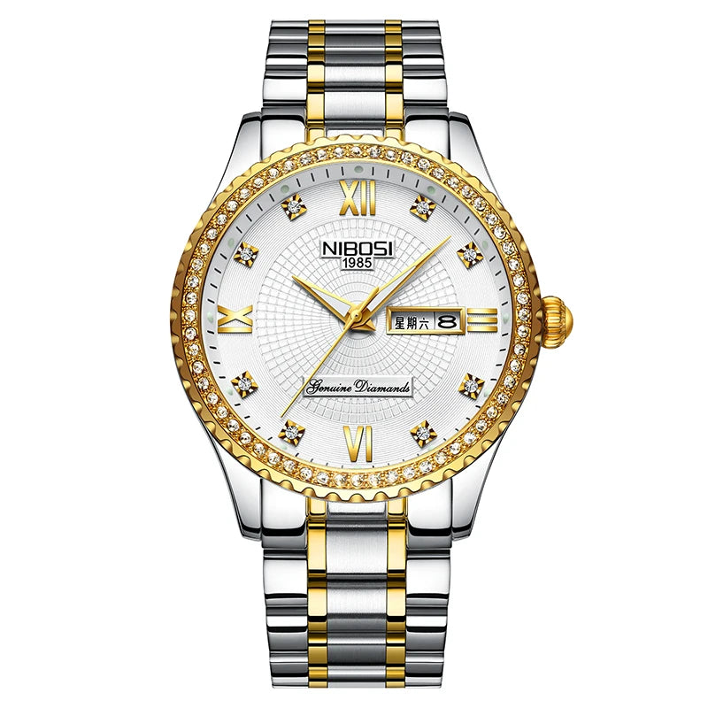 NIBOSI Lovers Watch Men Women Watches Relogio Feminino Top Brand