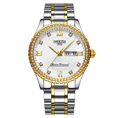 NIBOSI Lovers Watch Men Women Watches Relogio Feminino Top Brand