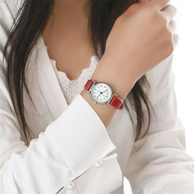 Classic Women's Watches Casual Quartz Leather Strap Band Watch