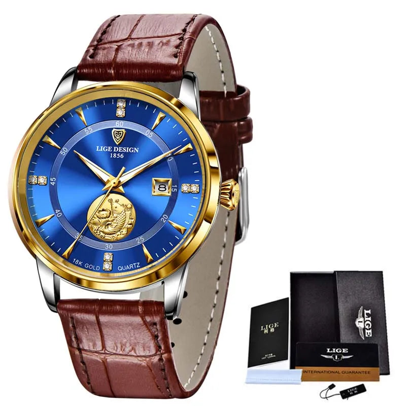 LIGE Women Watch Luxury Brand Fashion Ladies Watch