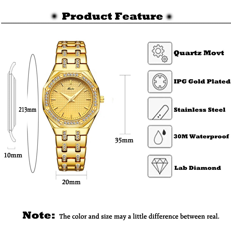 MISSFOX Women Watches Women Fashion Watch 2019 Luxury Brand