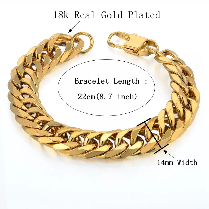 Mens 316L Stainless Steel Male Bracelet Wholesale Braslet