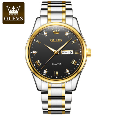 OLEVS 5563 China Factory Custom Logo Watch Couple  Fashion Quartz Wrist Watch