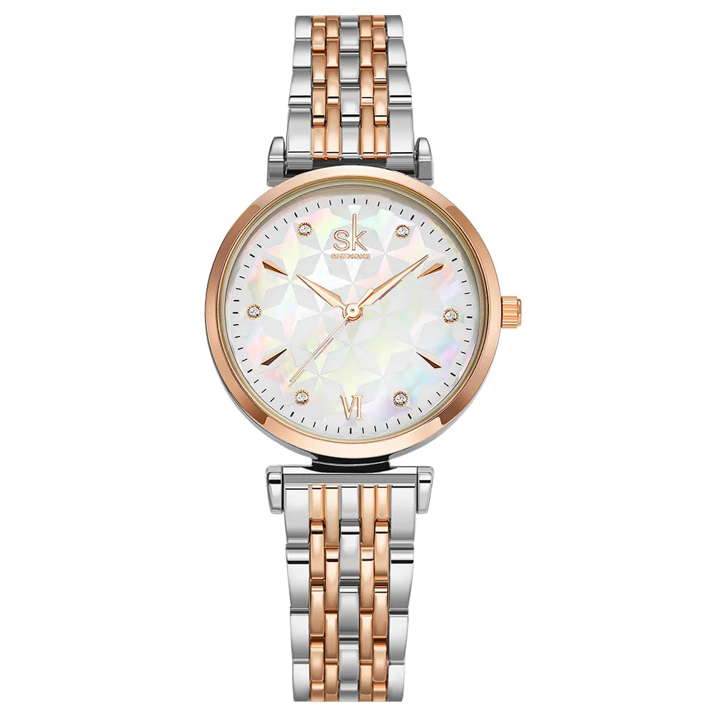 Shengke Brand Luxury Bracelet Women Watch