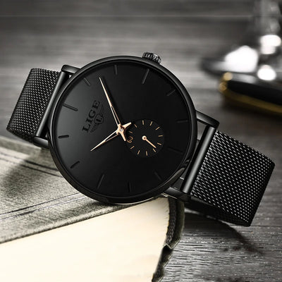 LIGE Womens Watches Top Brand Luxury Casual Fashion Watch