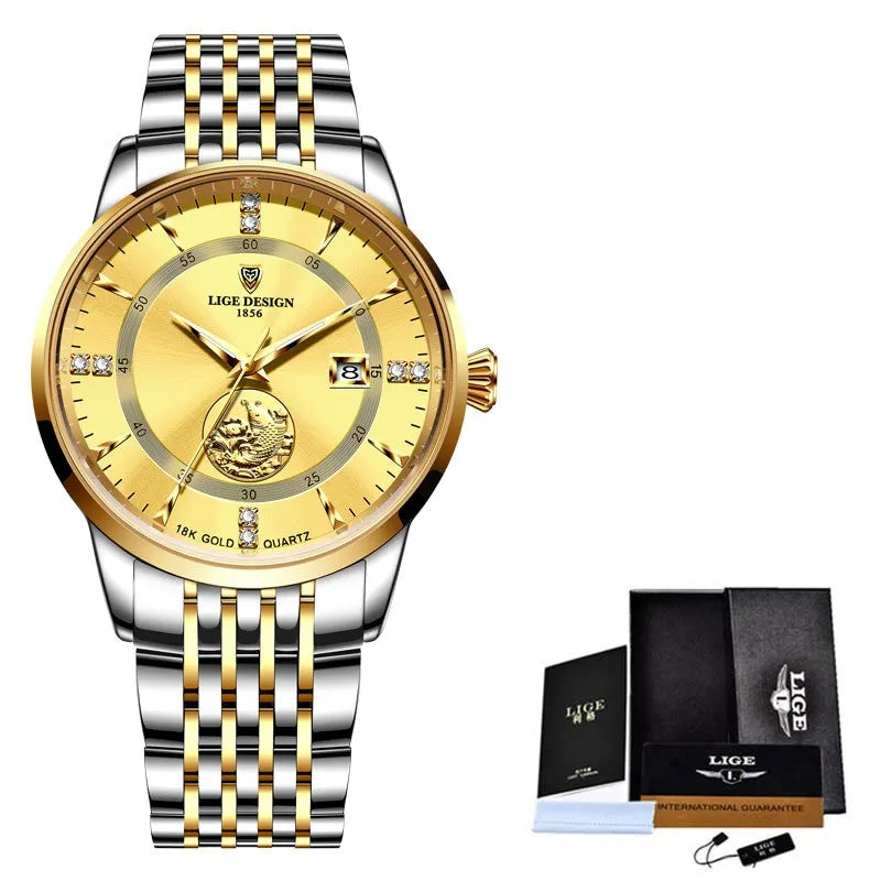 LIGE Women Watch Luxury Brand Fashion Ladies Watch