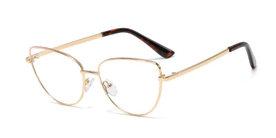 45969 Cat Eye Anti Blue Light Glasses Frames Retro Women Optical Fashion