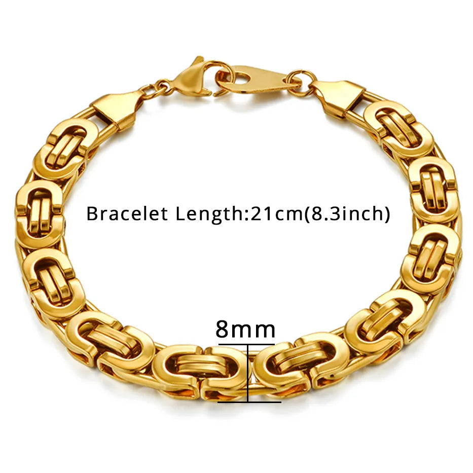 Mens 316L Stainless Steel Male Bracelet Wholesale Braslet