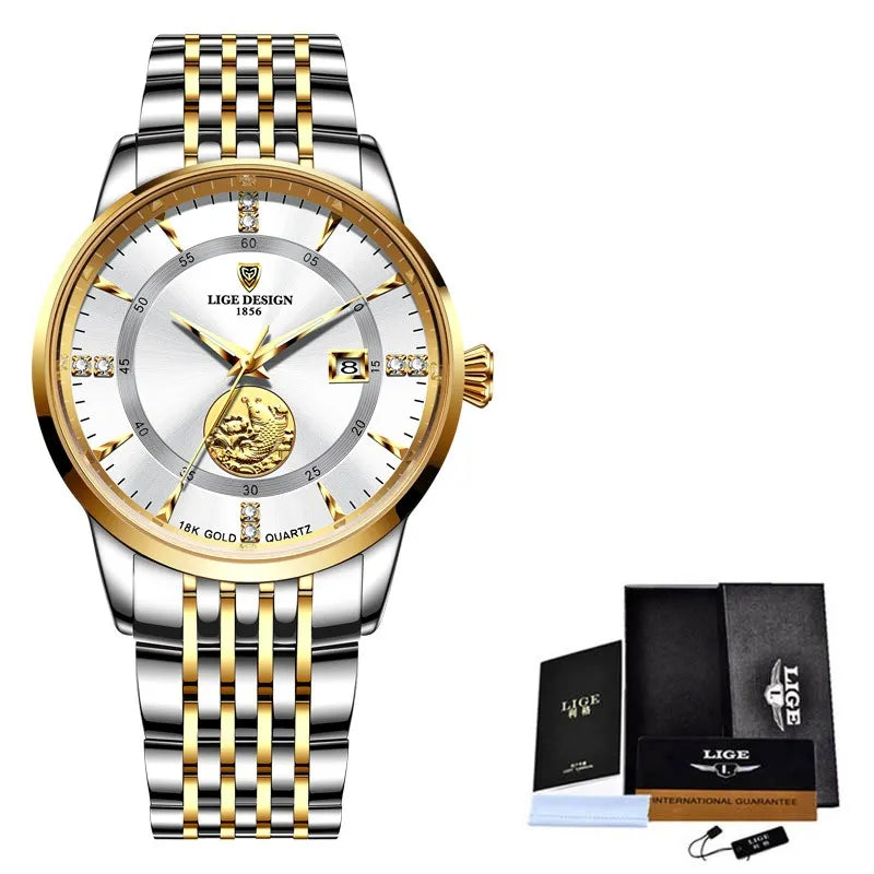 LIGE Women Watch Luxury Brand Fashion Ladies Watch