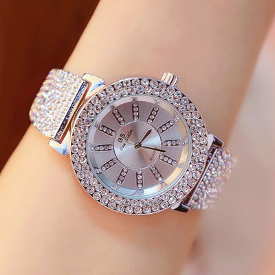 Fashion Cover Stainless Steel Women Watch Female