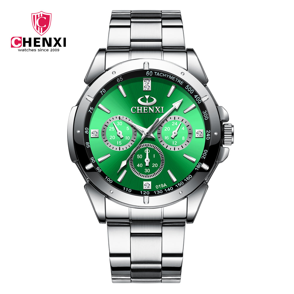 Chenxi 019A Couple Accessories Black Watch Men Women