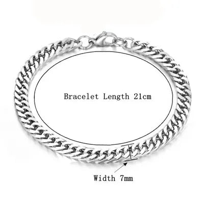 Mens 316L Stainless Steel Male Bracelet Wholesale Braslet