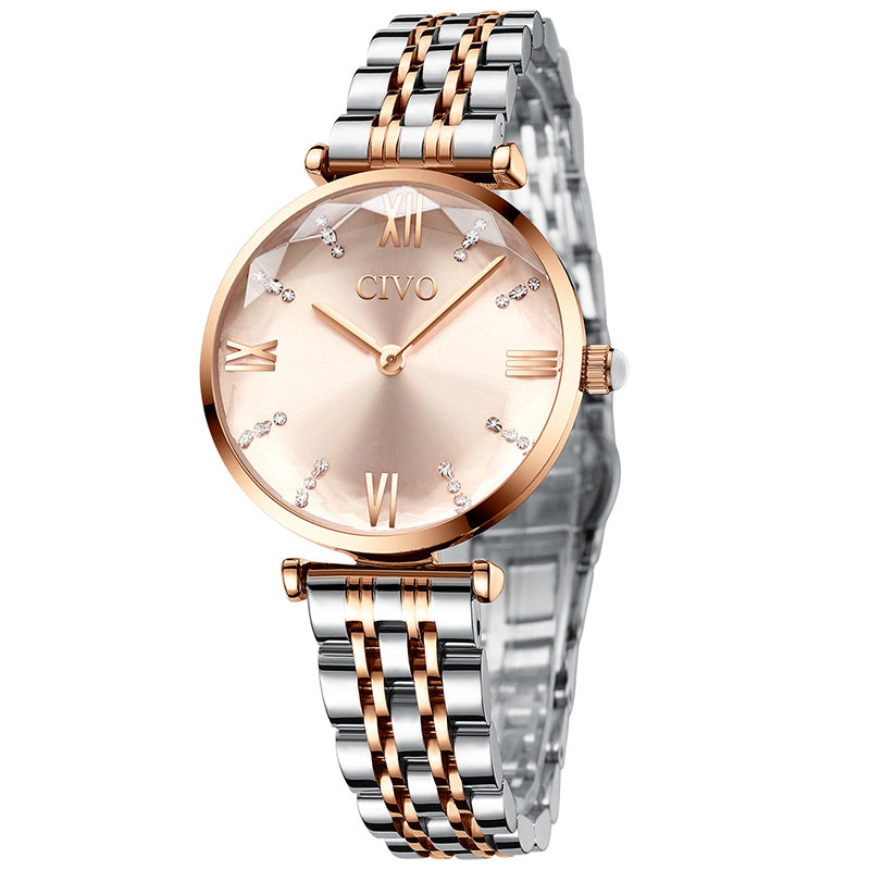 CIVO Luxury Top Brand Womens Watches Waterproof Quartz Watch