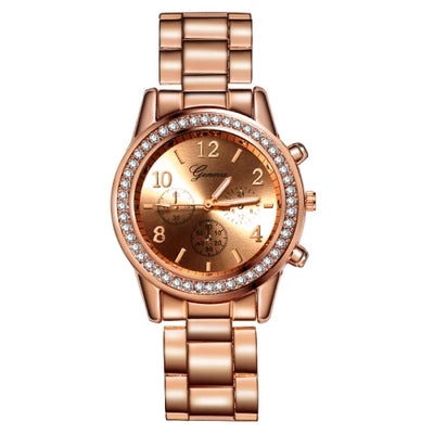 Women's Watches Geneva Classic Luxury Rhinestone Watch Women