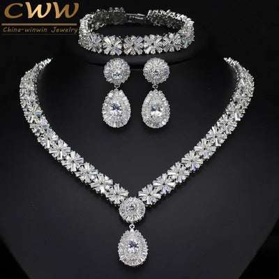 CWWZircons Exclusive Dubai Gold Plate Jewellery Luxury Cubic