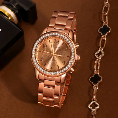 Women's Watches Geneva Classic Luxury Rhinestone Watch Women