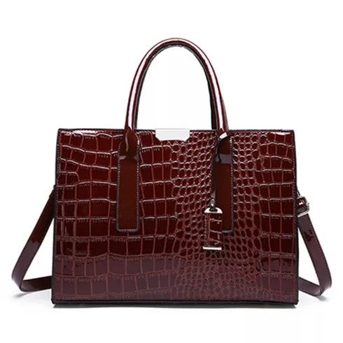 Luxury Womens Bags Designer Crocodile Pattern