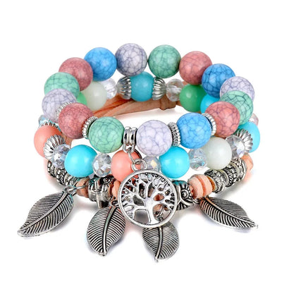 DAXI Boho Beads Bracelet Charm Beaded Braclets