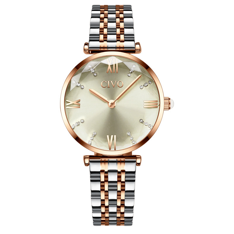 CIVO Luxury Top Brand Womens Watches Waterproof Quartz Watch