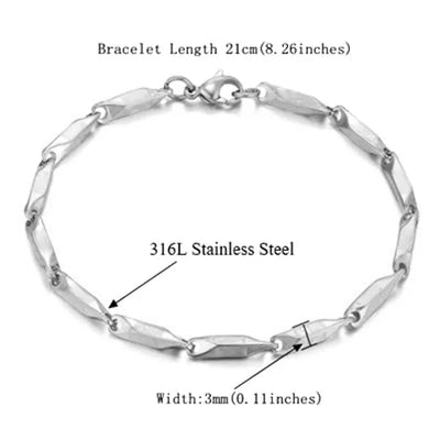 Mens 316L Stainless Steel Male Bracelet Wholesale Braslet