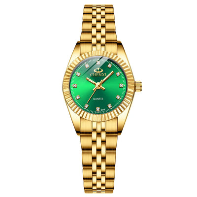 CHENXI Fashion Luxury Men Women Watch Gold