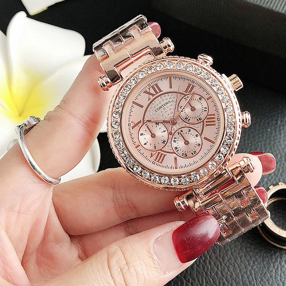 Reloj Mujer Rose Gold Women's Watch