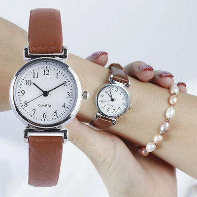 Classic Women's Watches Casual Quartz Leather Strap Band Watch