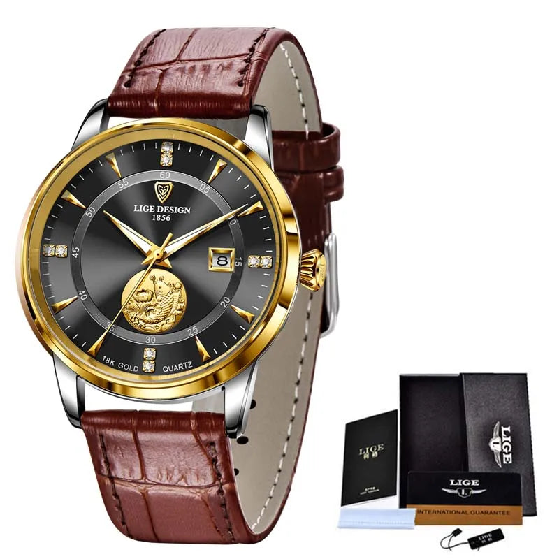 LIGE Women Watch Luxury Brand Fashion Ladies Watch