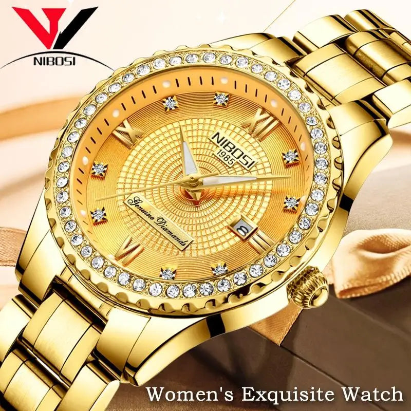 NIBOSI Lovers Watch Men Women Watches Relogio Feminino Top Brand