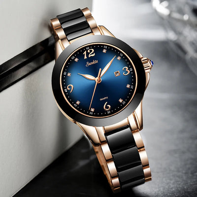 SUNKTA Fashion Women Watches Ladies Top Brand