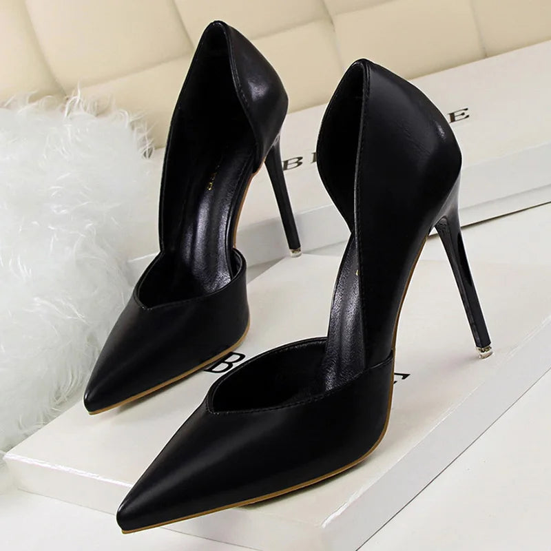 BIGTREE Shoes Women Pumps Fashion High Heels Shoes