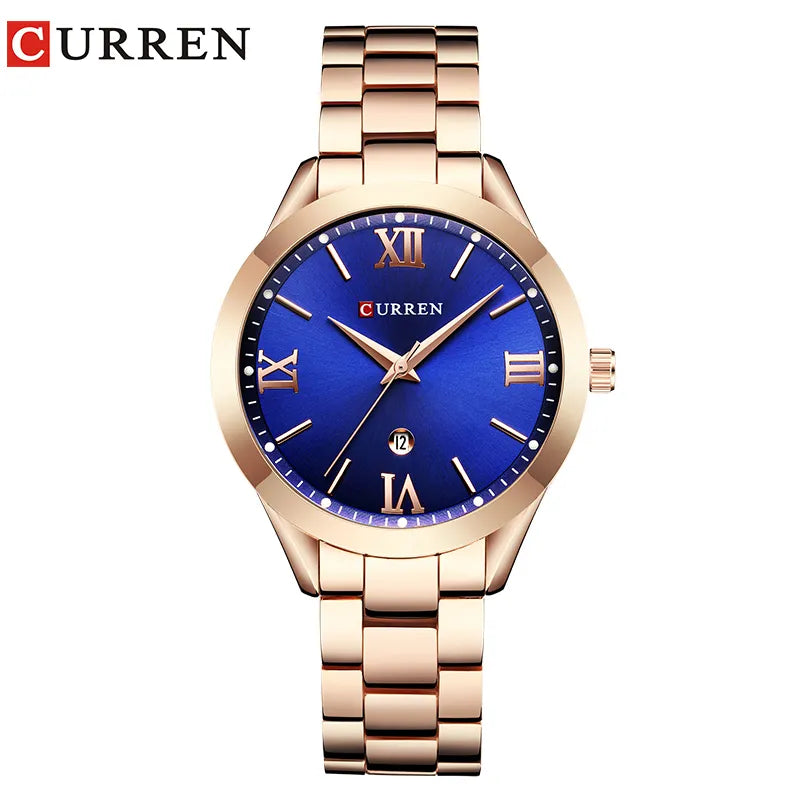 CURREN Ladies Watch for Women Fashion Retro Female Waterproof Watch