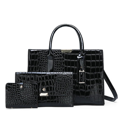 Luxury Womens Bags Designer Crocodile Pattern