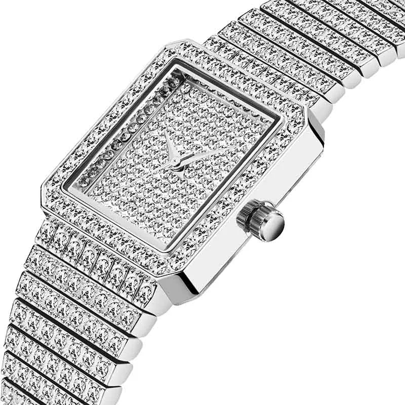 MISSFOX Diamond Watch for Women Luxury Brand