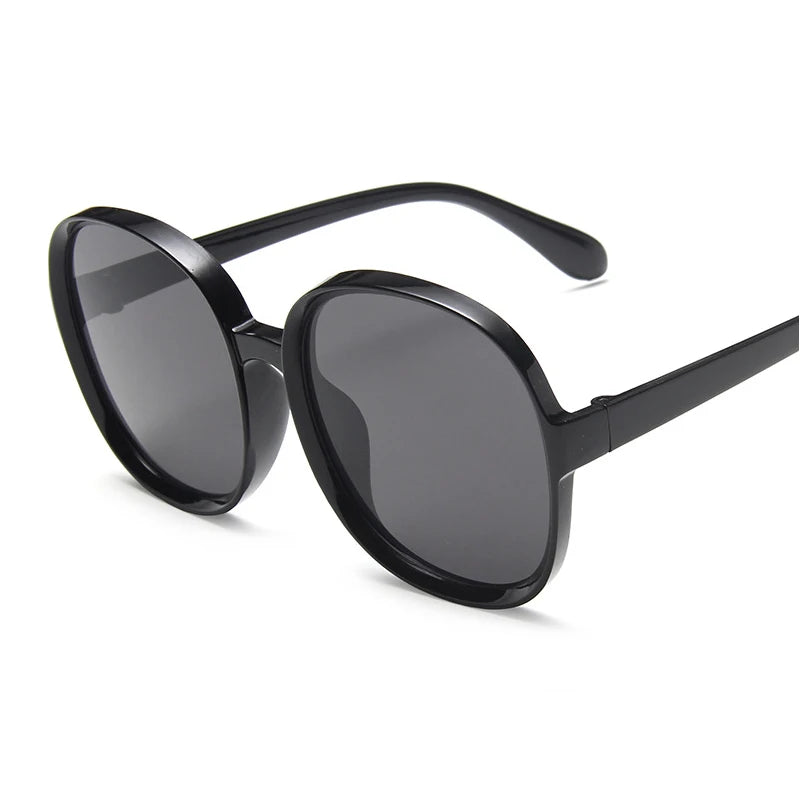 Newest Round Sunglasses Woman Oversized Female Glasses