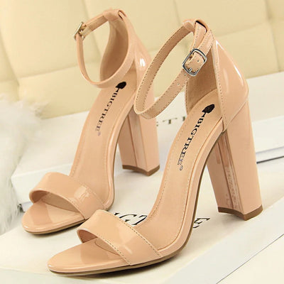 BIGTREE Shoes Summer Women Sandals Suede Sexy High Heels